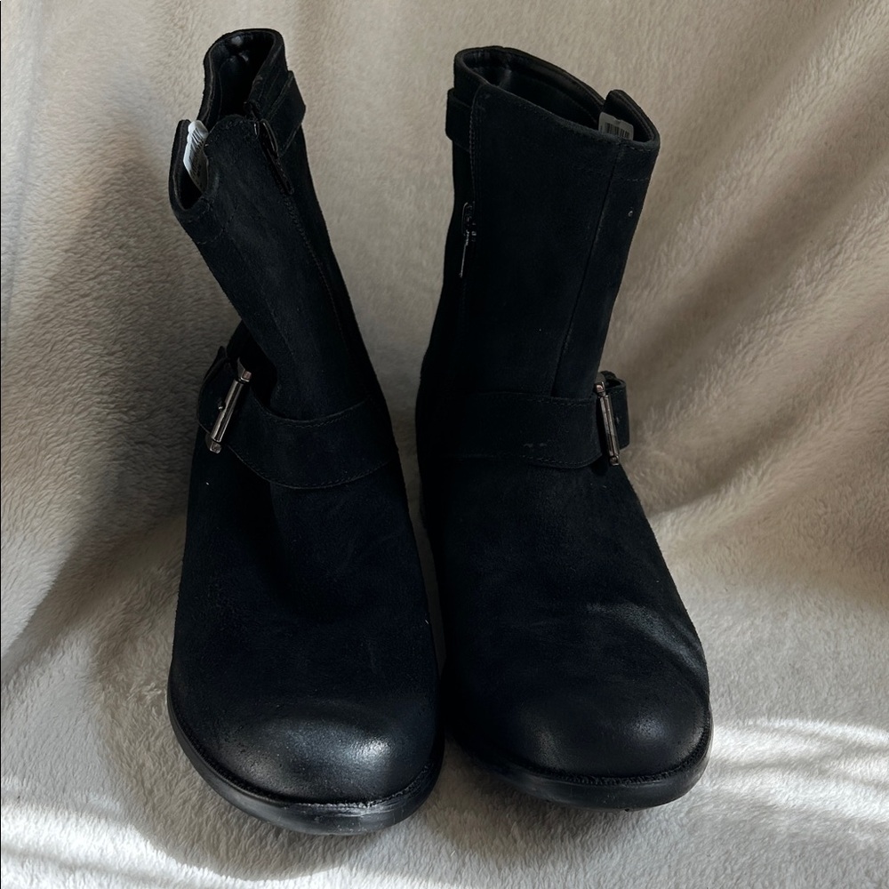 Clarks Black Ankle Booties